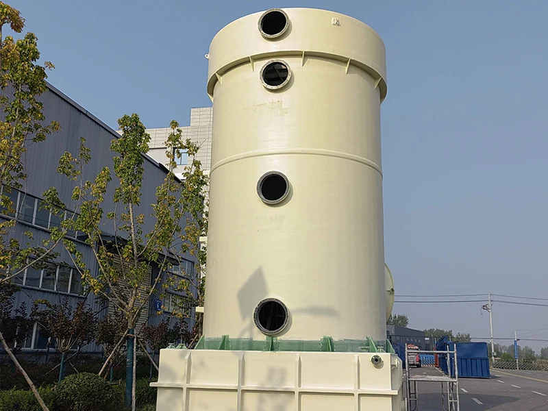 Menara penyerapan gas ekor frp