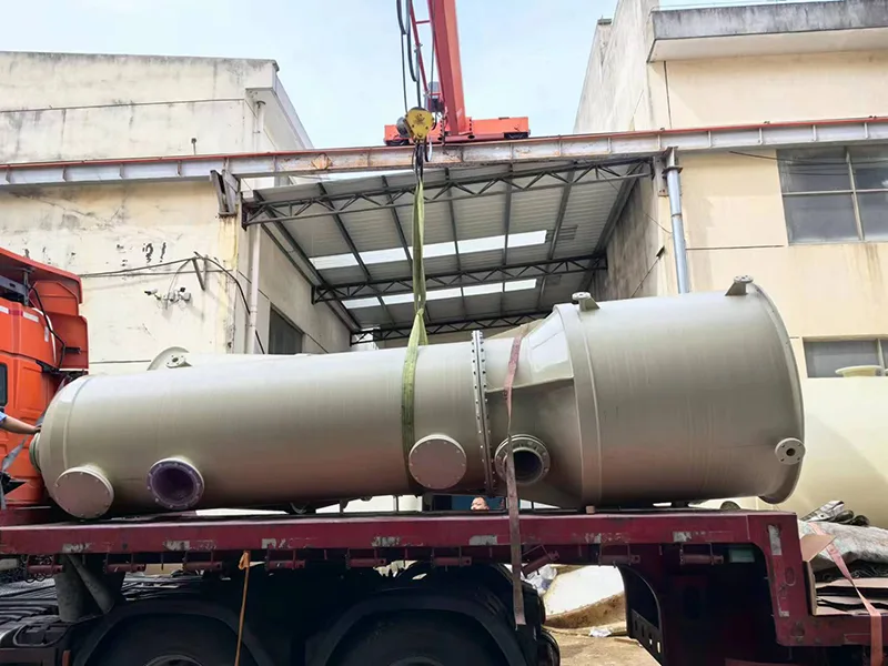 Menara Penyerapan Gas Ekor Polipropilena